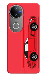 Red Velocity Vivo V50 5G Back Cover